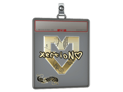 Sticker Slab | xertioN (Gold) | Paris 2023