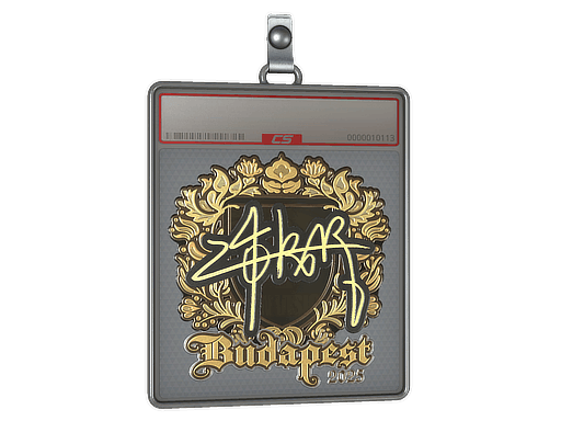 Sticker Slab | z4KR (Gold) | Budapest 2025