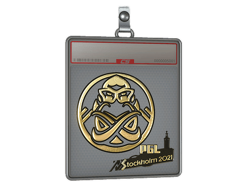 Sticker Slab | ENCE (Gold) | Stockholm 2021