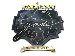 Sticker | gade (Gold) | Berlin 2019