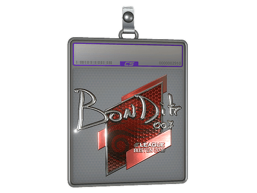 Sticker Slab | bondik (Foil) | Boston 2018