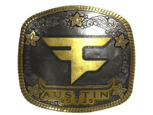 Sticker | FaZe Clan (Gold) | Austin 2025
