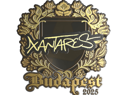 Sticker | XANTARES (Gold) | Budapest 2025