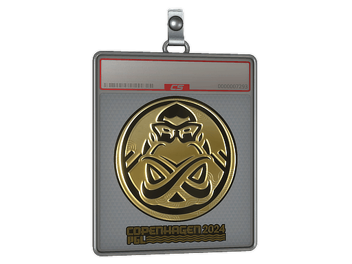 Sticker Slab | ENCE (Gold) | Copenhagen 2024