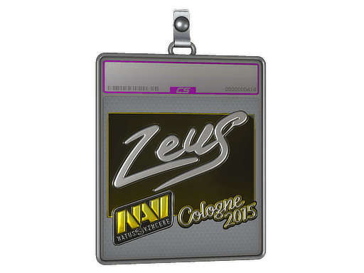 Sticker Slab | Zeus (Foil) | Cologne 2015
