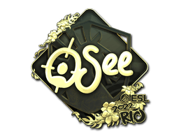 Sticker | oSee (Gold) | Rio 2022