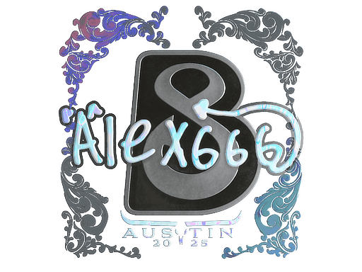 Sticker | alex666 (Holo) | Austin 2025