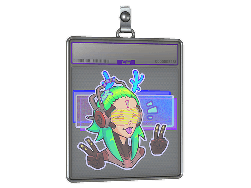 Sticker Slab | V For Victory (Holo)