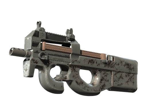 P90 | Baroque Red - Battle-Scarred