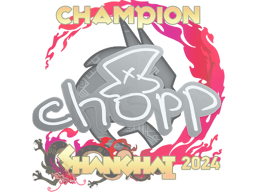 Sticker | chopper (Champion) | Shanghai 2024