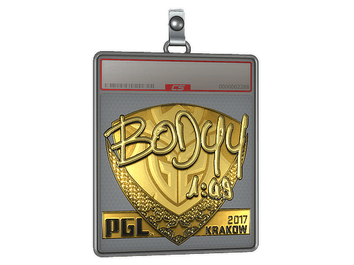 Sticker Slab | bodyy (Gold) | Krakow 2017