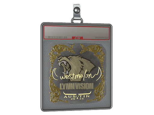 Sticker Slab | westmelon (Gold) | Austin 2025