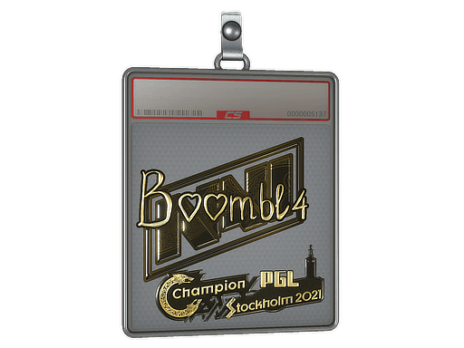 Sticker Slab | Boombl4 (Gold) | Stockholm 2021