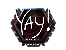 Sticker | yay (Foil) | London 2018