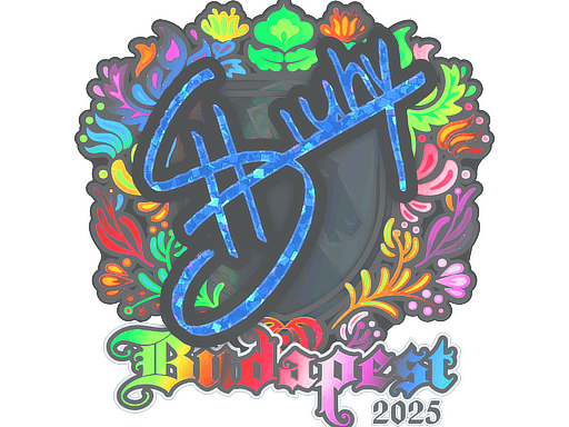 Sticker | siuhy (Holo) | Budapest 2025