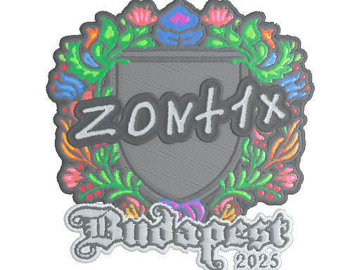 Sticker | zont1x (Embroidered) | Budapest 2025