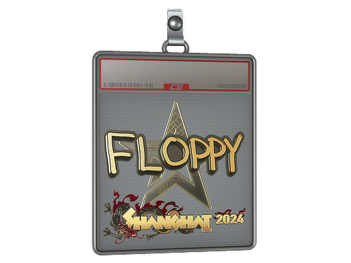 Sticker Slab | floppy (Gold) | Shanghai 2024