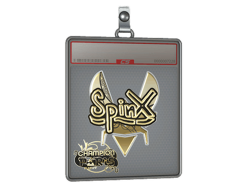 Sticker Slab | Spinx (Gold, Champion) | Paris 2023