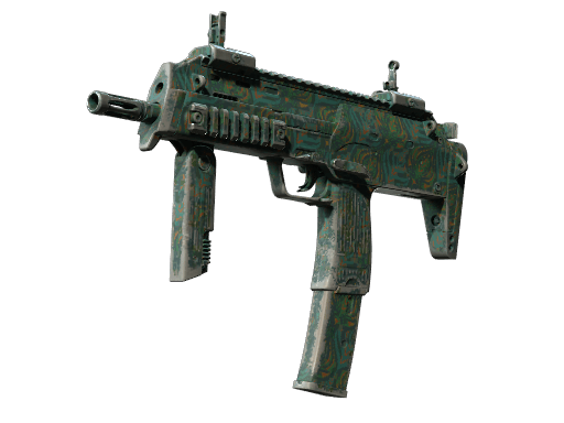 MP7 | Teal Blossom - Field-Tested
