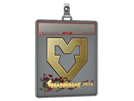 Sticker Slab | MOUZ (Gold) | Shanghai 2024