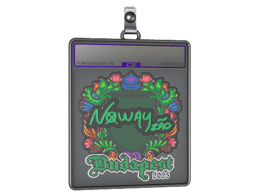 Sticker Slab | noway (Embroidered) | Budapest 2025