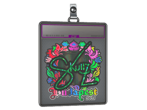 Sticker Slab | skullz (Holo) | Budapest 2025