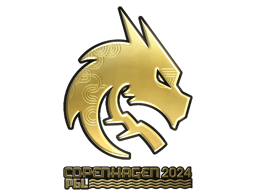 Sticker | Team Spirit (Gold) | Copenhagen 2024