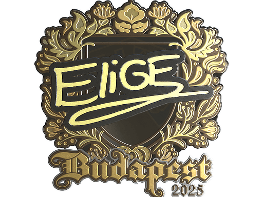 Sticker | EliGE (Gold) | Budapest 2025