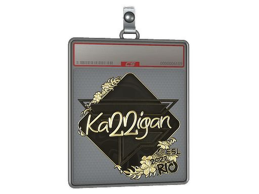 Sticker Slab | karrigan (Gold) | Rio 2022