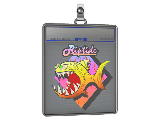 Sticker Slab | Yellow Jaggyfish