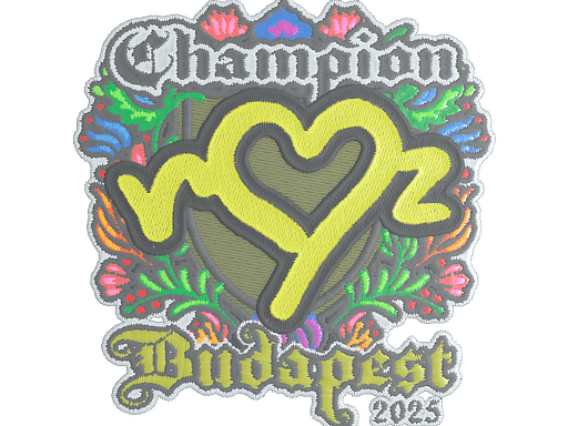 Sticker Slab | ropz (Embroidered, Champion) | Budapest 2025