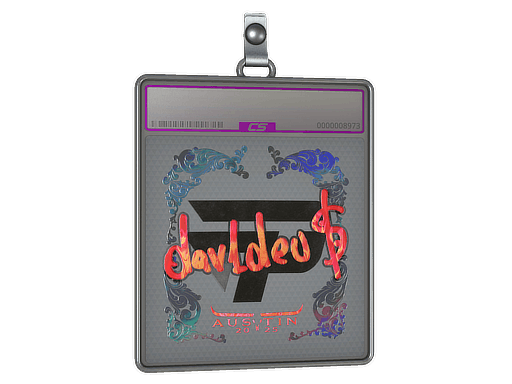 Sticker Slab | dav1deuS (Holo) | Austin 2025