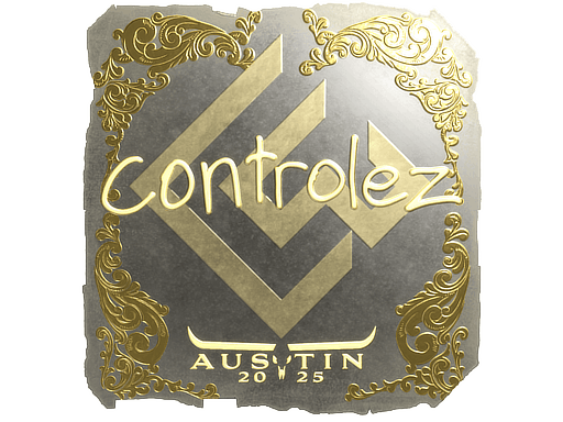 Sticker | controlez (Gold) | Austin 2025