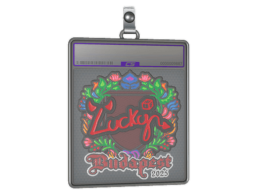Sticker Slab | Lucky (Embroidered) | Budapest 2025