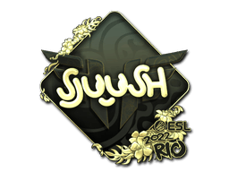 Sticker | sjuush (Gold) | Rio 2022