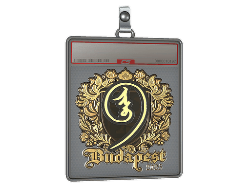 Sticker Slab | nin9 (Gold) | Budapest 2025