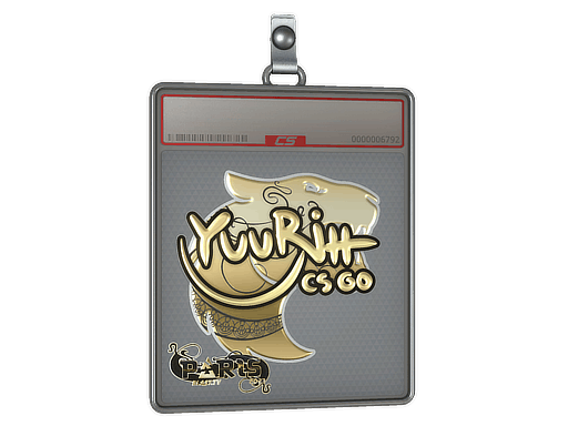 Sticker Slab | yuurih (Gold) | Paris 2023