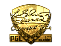 Sticker | Edward (Gold) | Krakow 2017
