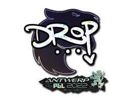 Sticker | drop (Glitter) | Antwerp 2022