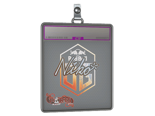 Sticker Slab | niko (Holo)  | Paris 2023