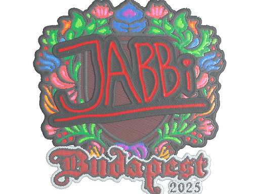 Sticker | jabbi (Embroidered) | Budapest 2025