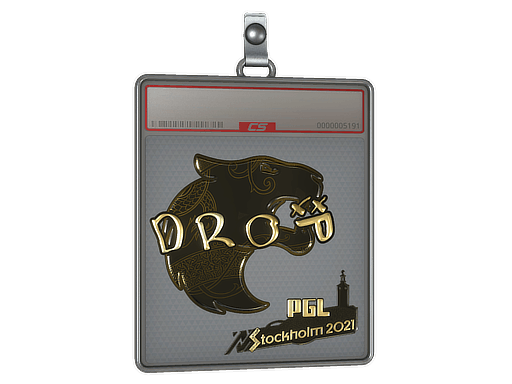 Sticker Slab | drop (Gold) | Stockholm 2021