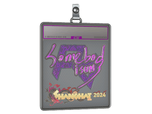 Sticker Slab | somebody (Holo) | Shanghai 2024