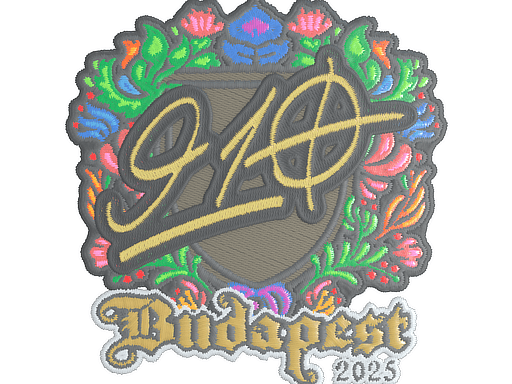Sticker | 910 (Embroidered) | Budapest 2025