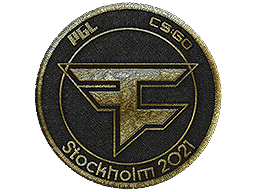 Patch | FaZe Clan (Gold) | Stockholm 2021