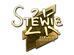 Sticker | Stewie2K (Gold) | Boston 2018