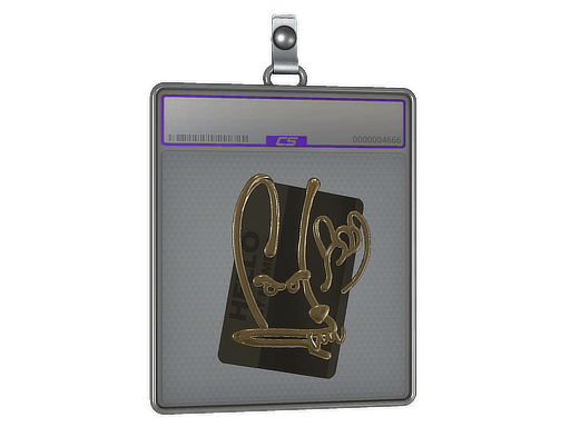 Sticker Slab | Hello M4A4 (Gold)