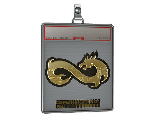 Sticker Slab | Eternal Fire (Gold) | Copenhagen 2024