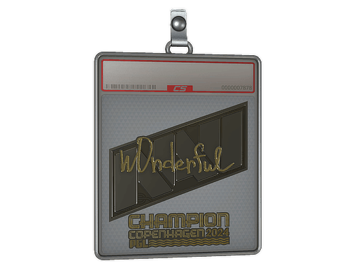 Sticker Slab | w0nderful (Gold, Champion) | Copenhagen 2024