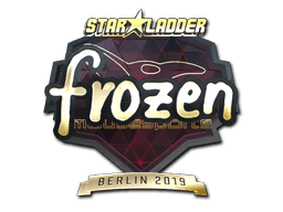 Sticker | frozen (Gold) | Berlin 2019
